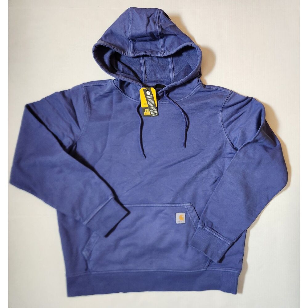 Carhartt Women’s Relaxed Fit Midweight French Terry Hoodie Medium Lunar Blue